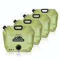 Collapsible 8L Water Container with Adjustable Faucet, 4 Pack N271879