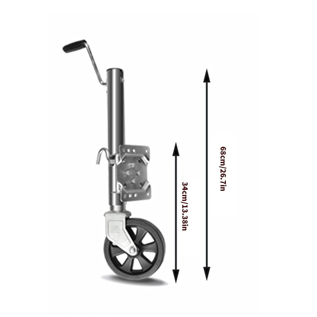 Bolt-On Swivel Trailer Jack with 8'' Wheel, 1500 lbs Capacity V352199
