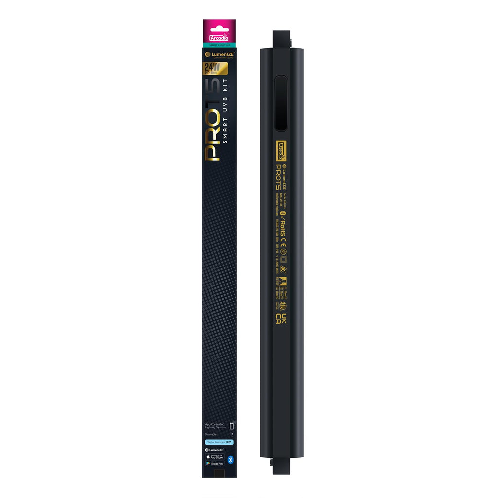 24" 24 Watts 14% UVB Reptile Light Fixture Kit G305636