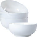 40 oz White Ceramic Bowl Set of 4 Q9741