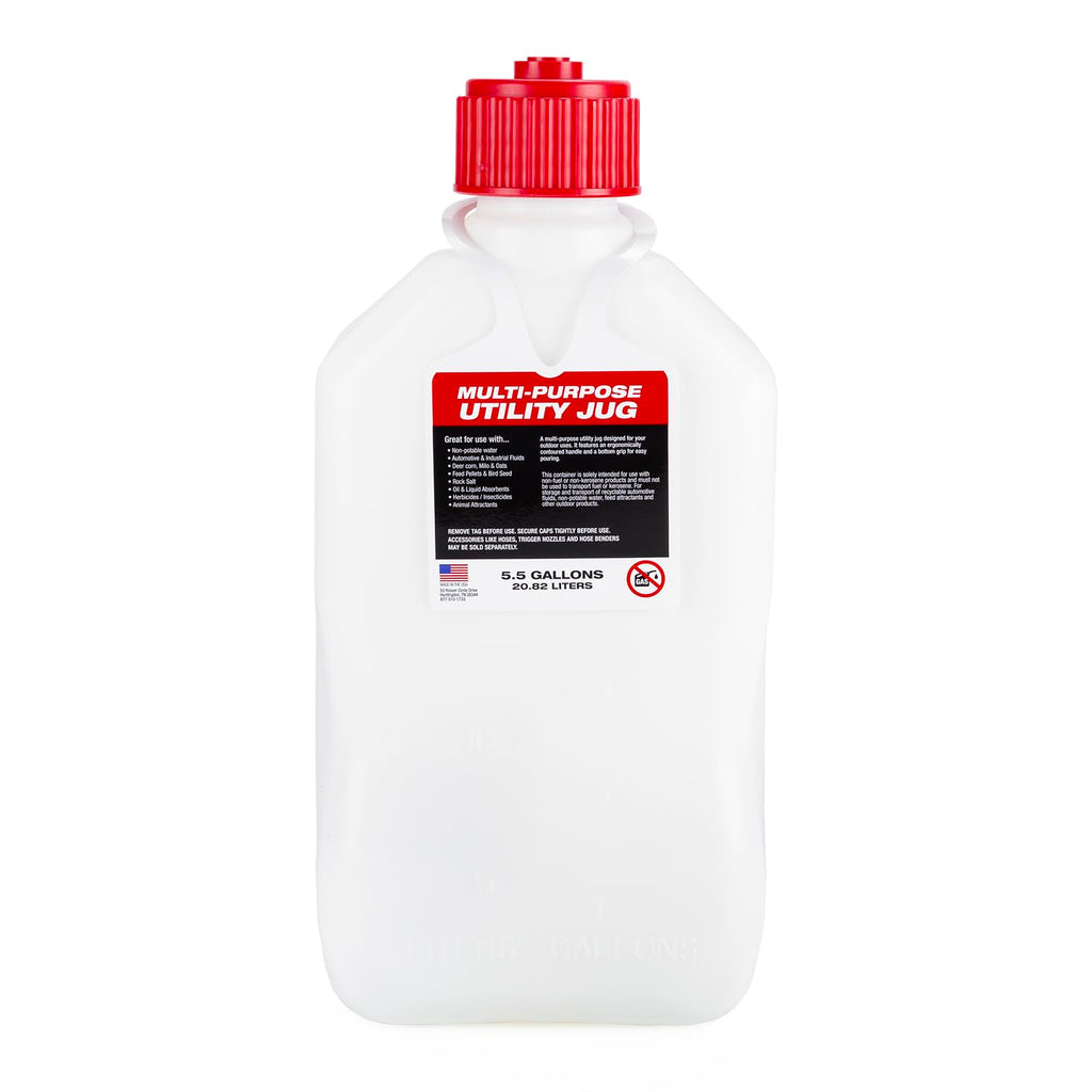 5.5 Gal. Square Motorsport Jug with Filler Hose Z665738