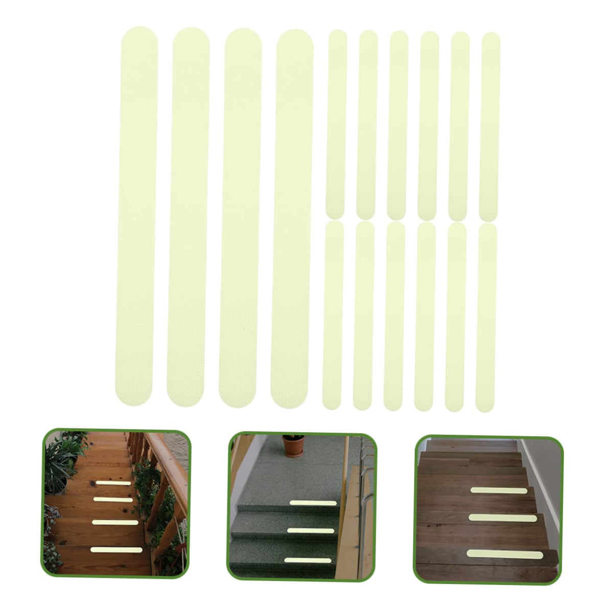 72pcs Reflective Non-Skid Stair Treads A25401