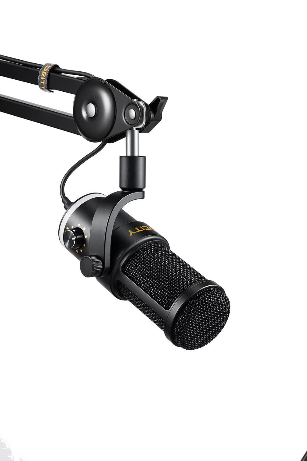 USB Dynamic Podcast Microphone with RGB Lights Boom Arm Kit G9401