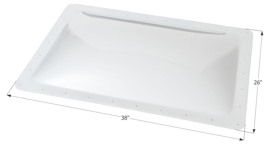 White RV Skylight Q109