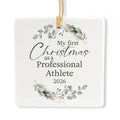 Ceramic 3-inch Square-Shaped Ornament U623022