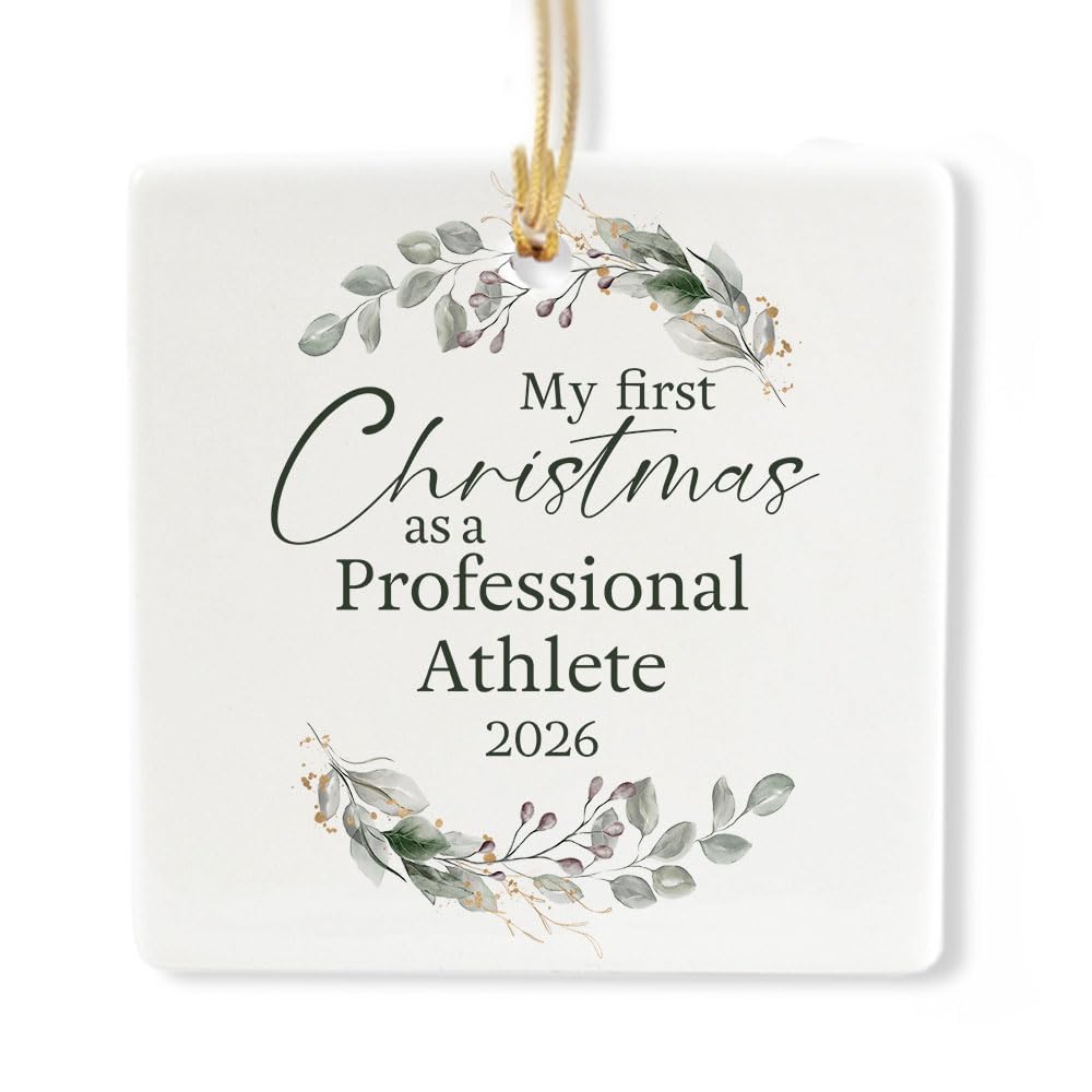 Ceramic 3-inch Square-Shaped Ornament U623022