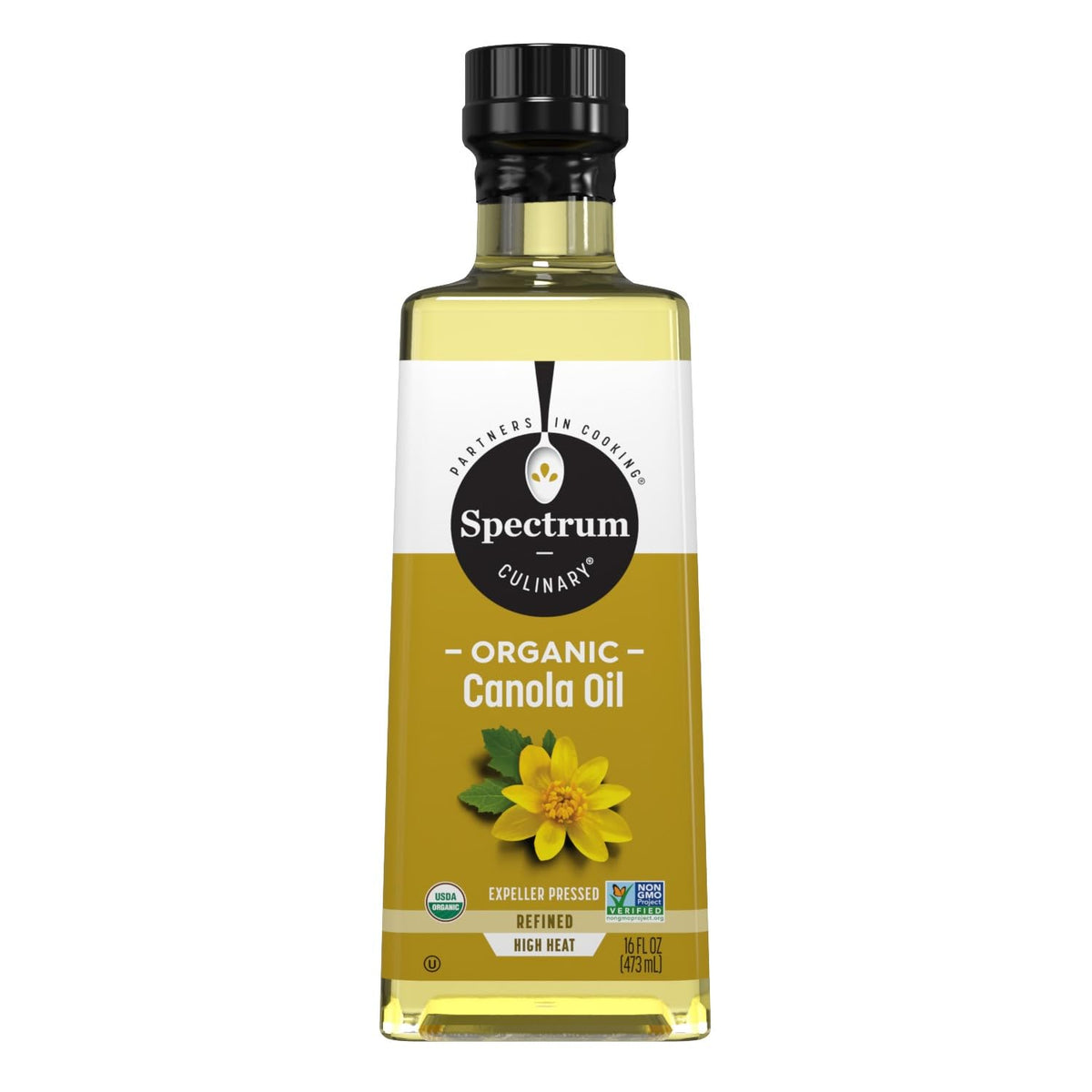 Organic Refined Canola Oil, 16 oz I1784