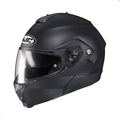 Solid Modular Motorcycle Helmet with Pinlock Shield DOT Approved Semi Flat Black X-Large E553926