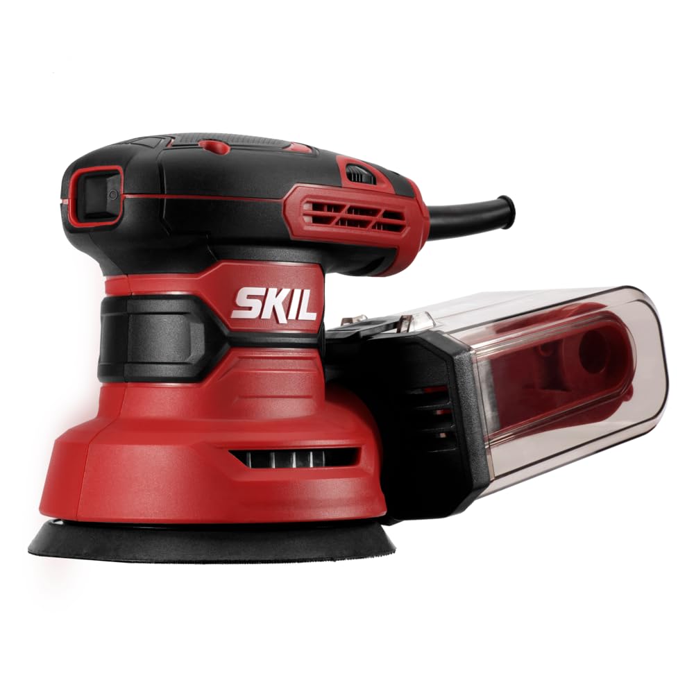5” Random Orbital Sander with Cyclonic Dust Box & 3pc Sanding Sheet X6962