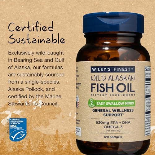Wild Alaskan Easy Swallow Minis 120 Count D821608