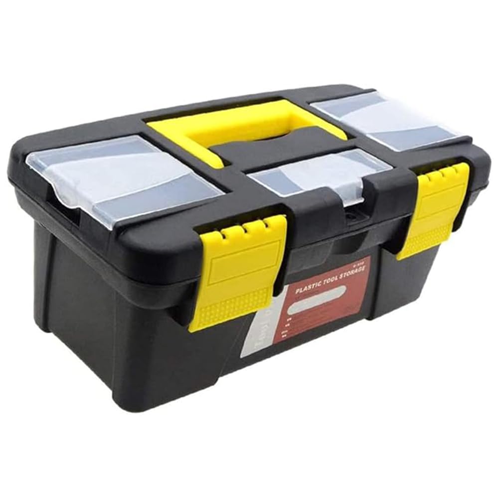 10-Inch Plastic Tool Box with Removable Tray D436