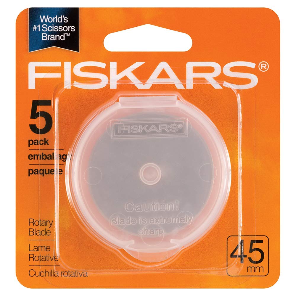 45mm Stainless Steel Rotary Cutter Blades 5-Pack J946