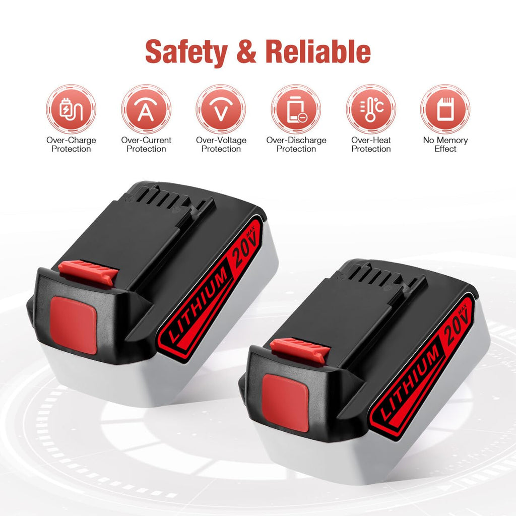 6000mAh 20V Lithium Ion Battery H76901