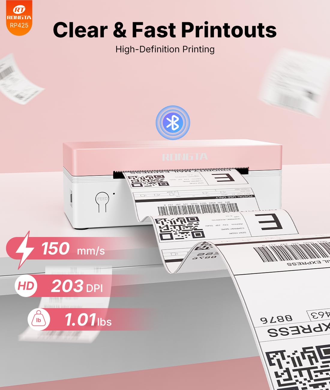 Bluetooth Thermal Label Printer Q207