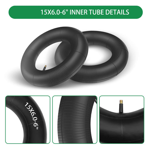 15x6.00-6 Inner Tube with TR-13 Straight Valve Stem N701