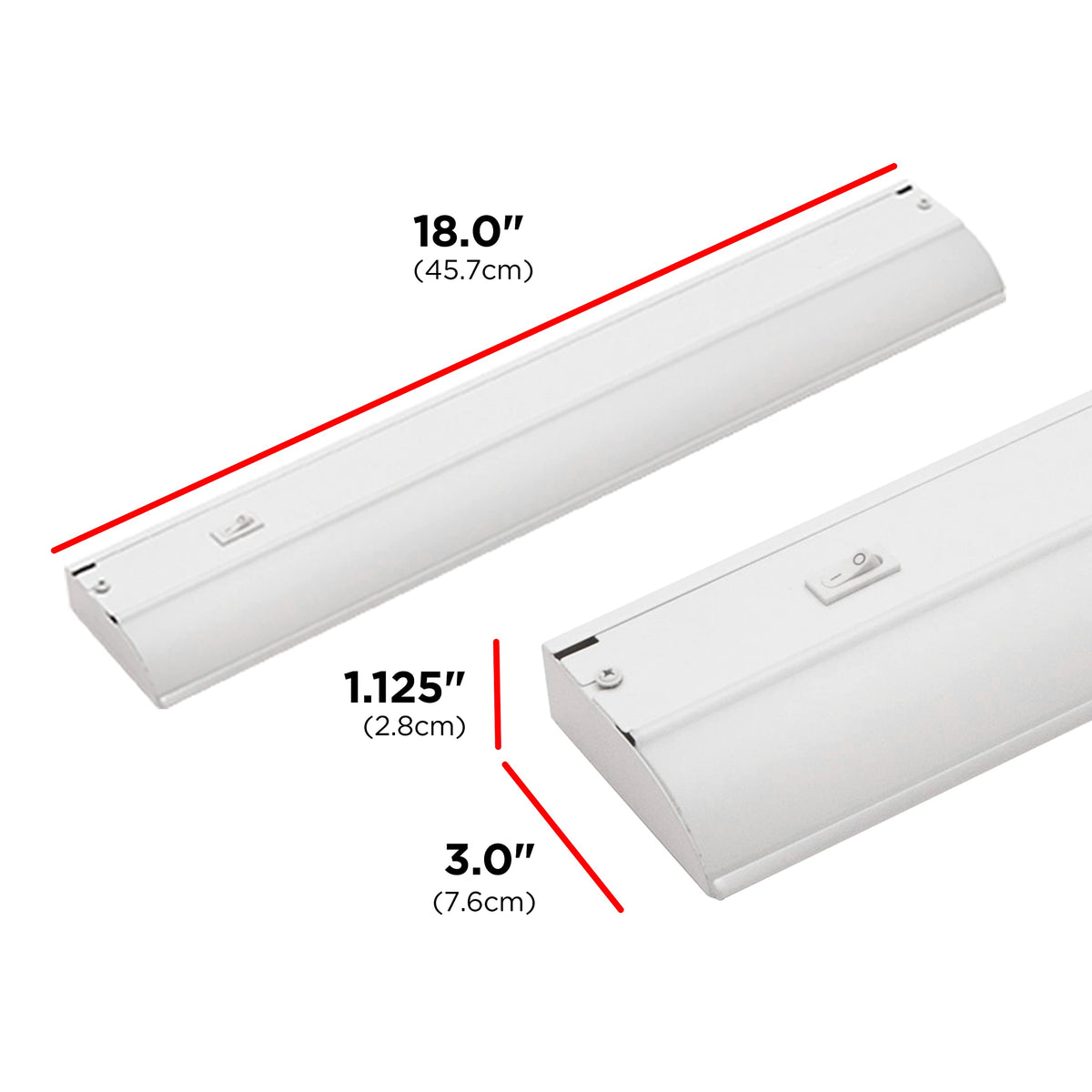 18 inch Hardwired Under Cabinet Lights W9122