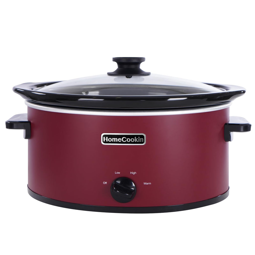 7 Quart Oval Manual Slow Cooker with 3 Cooking Settings A5310