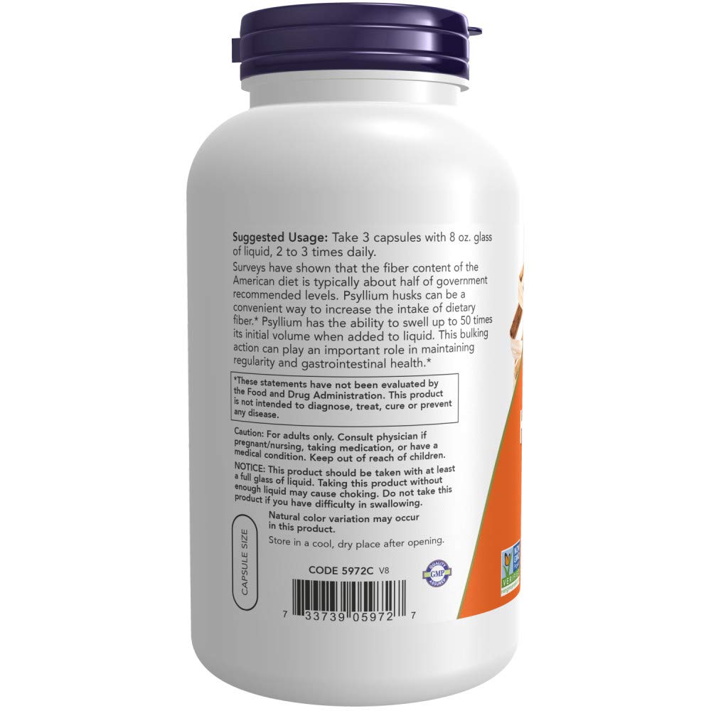 Psyllium Husk 500mg 500 Capsule 2 Pack N33904
