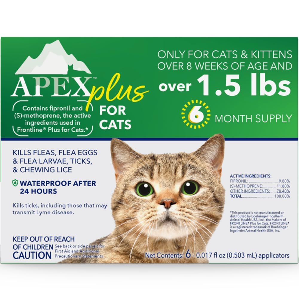 Flea & Tick Prevention Drops for Cats A849225