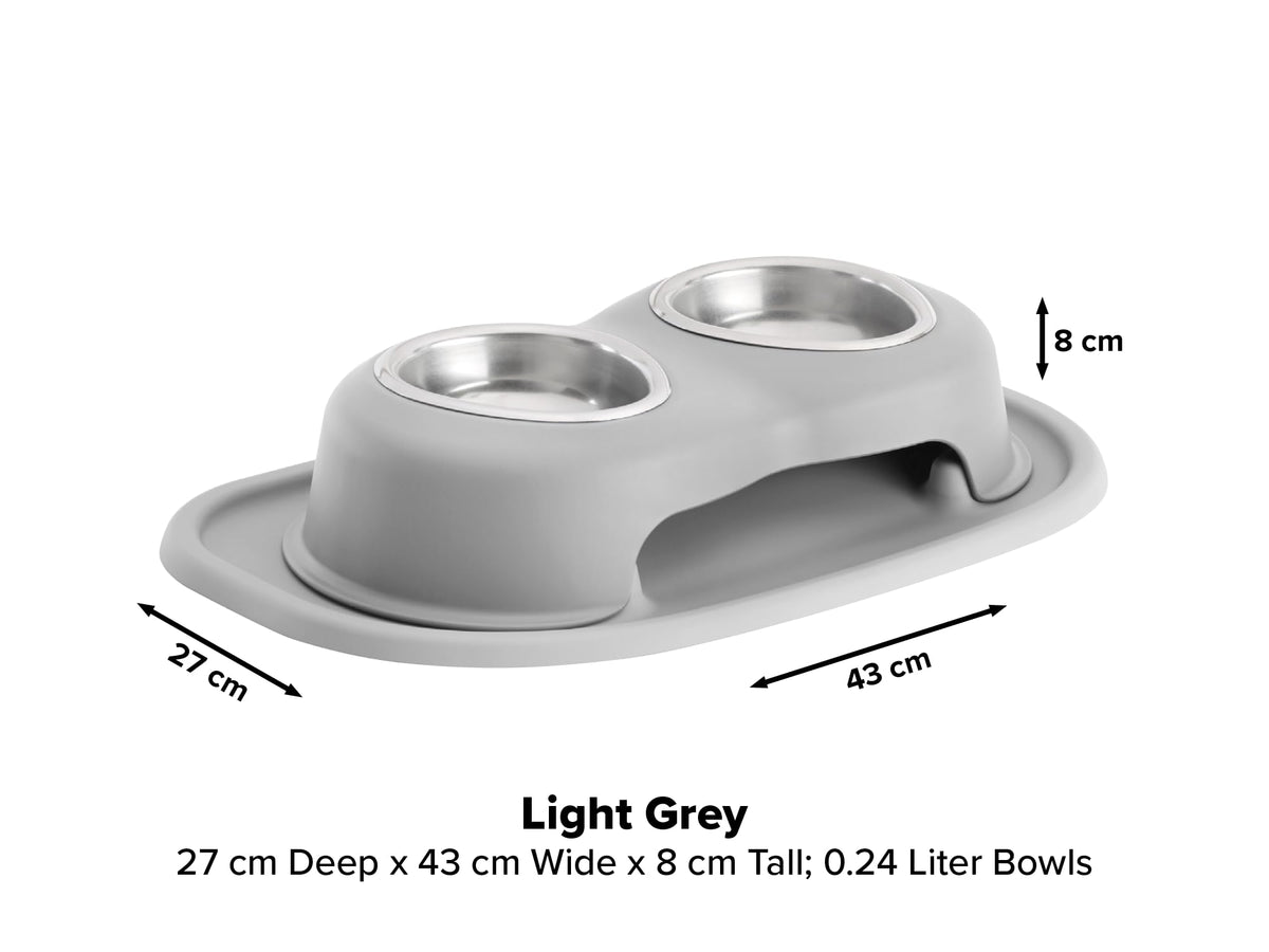 Elevated Dog/Cat Bowls 8oz Stainless Steel H50344