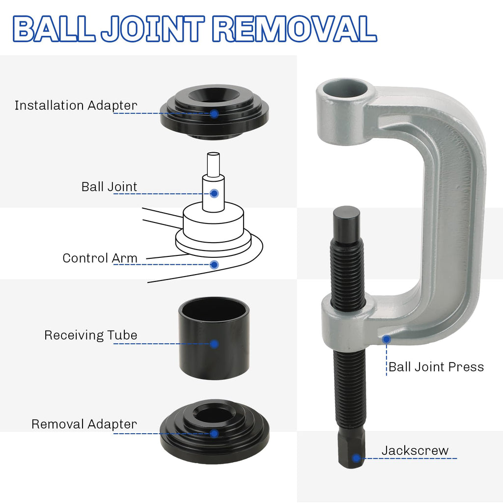 Ball Joint Press and U Joint Removal Tool Kit W8791