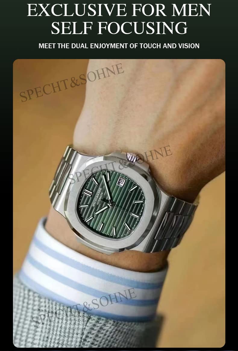 Mens Mechanical Watch Automatic Sapphire Crystal 40MM I58471