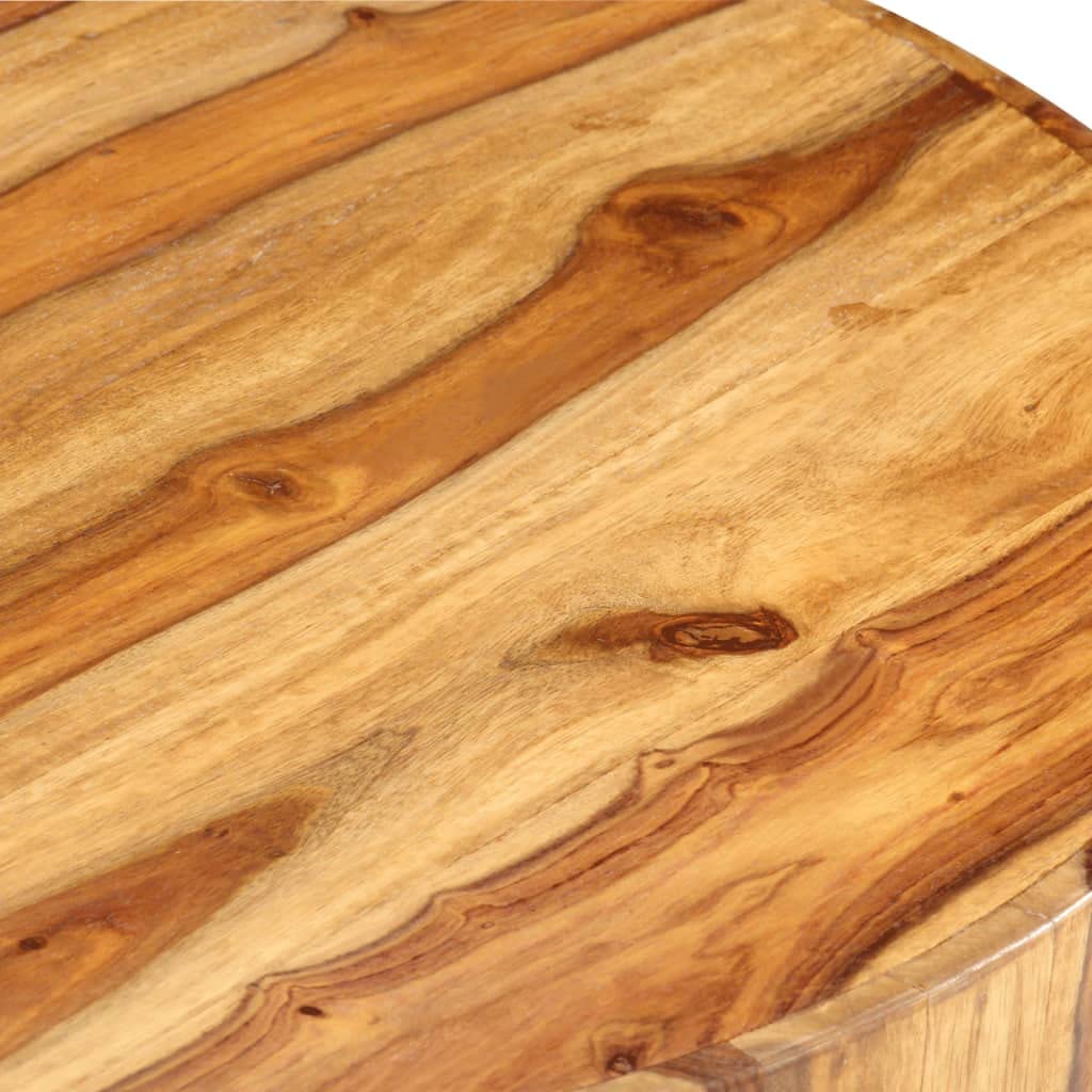 Round Coffee Table Solid Sheesham Wood Q5999