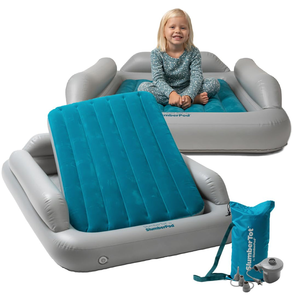 Inflatable Toddler Travel Bed with Safety Bumpers Z37327