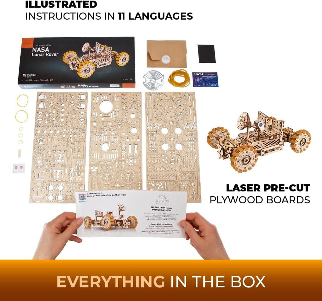 3D Wooden Mechanical Puzzle 319-Parts S2347
