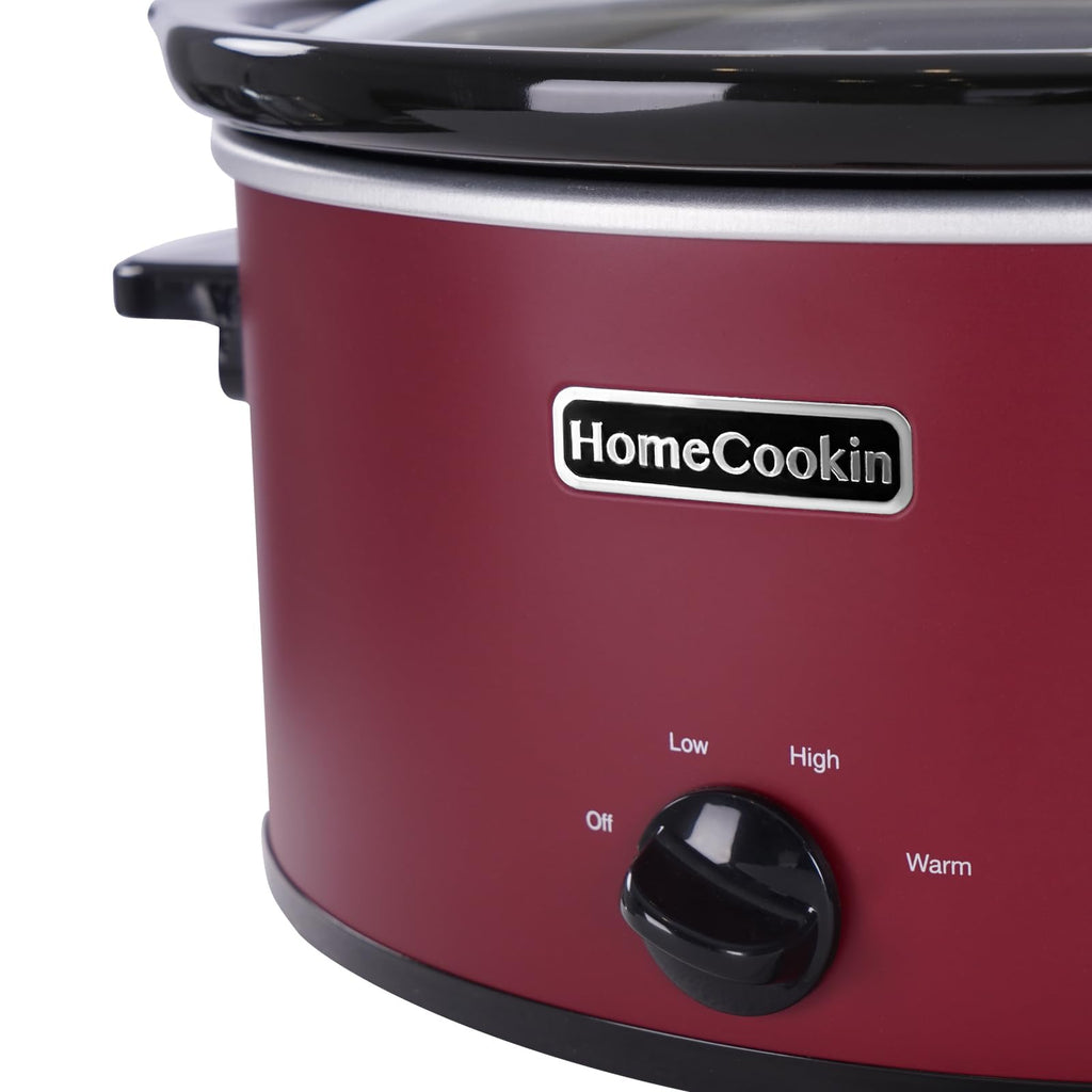 7 Quart Oval Manual Slow Cooker with 3 Cooking Settings A5310