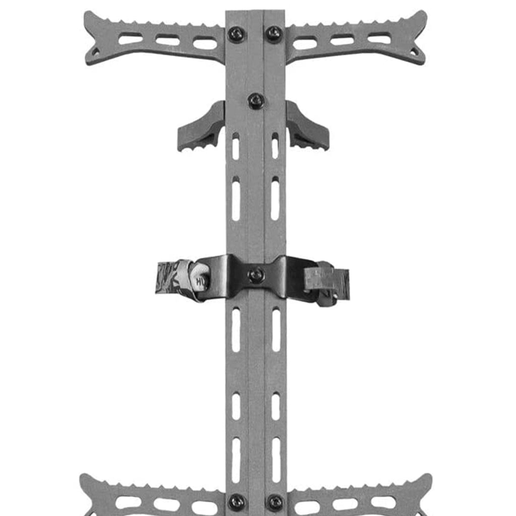 1-Person Tree Stand Platform & Set of 3 Climbing Sticks with Fold-Up Steps M304369