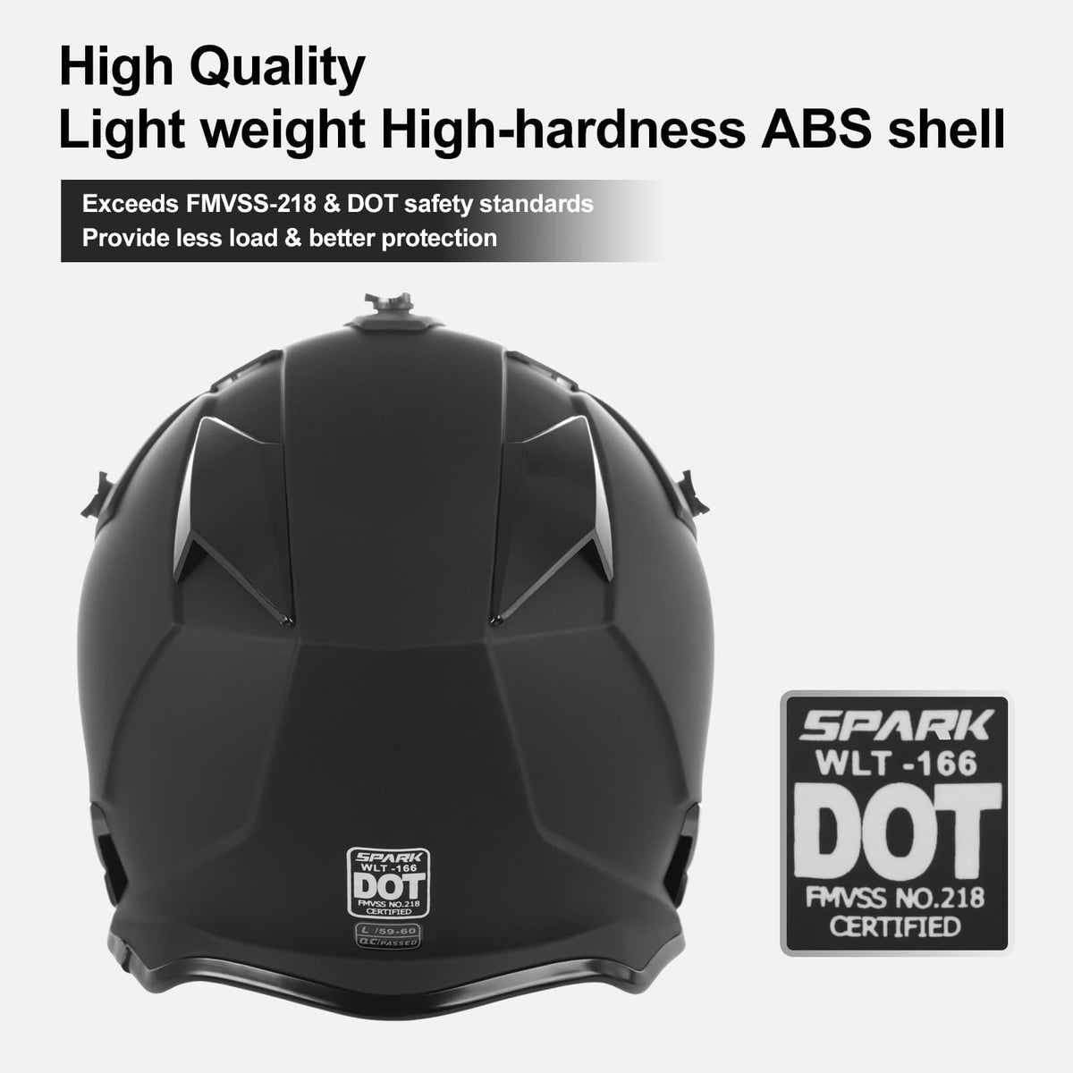 DOT Certified Motocross Helmet D864344