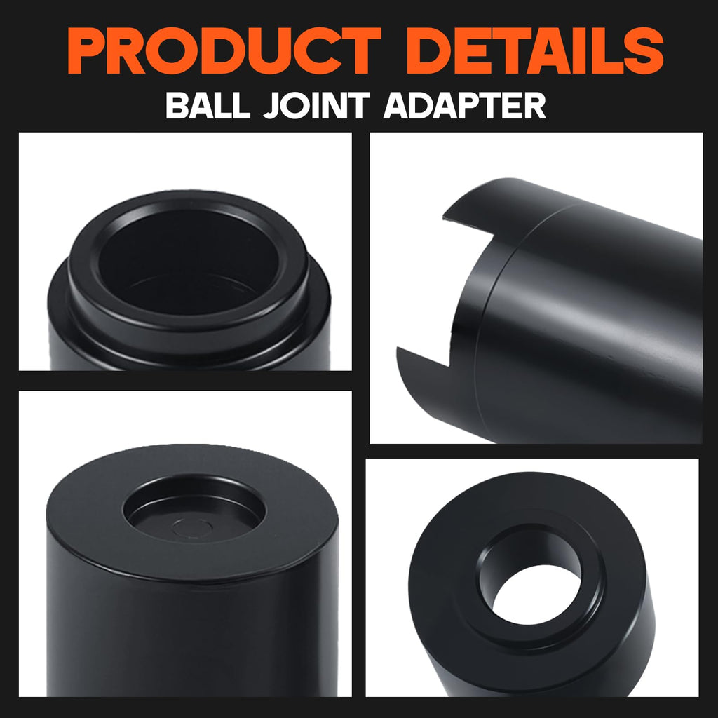 Ball Joint Service Adapter Kit, 4PCS Upper & Lower Ball Joint Remover Installer Set T561560