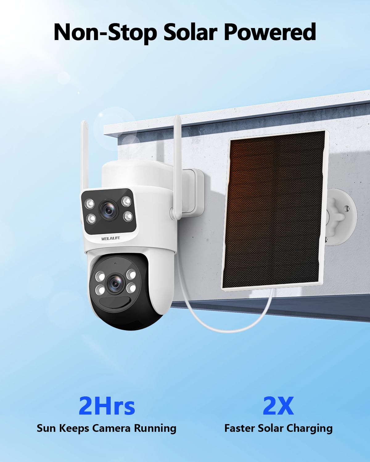 Wireless Security Camera System with 10" HD Monitor J43285