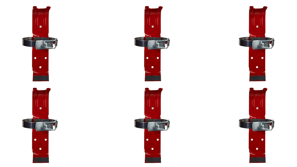 6 Pack 2.5 lb Fire Extinguisher Mount U245