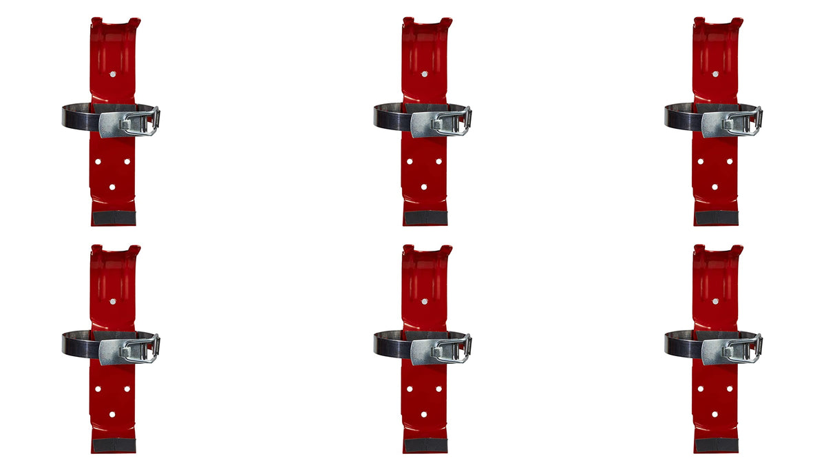 6 Pack 2.5 lb Fire Extinguisher Mount U245