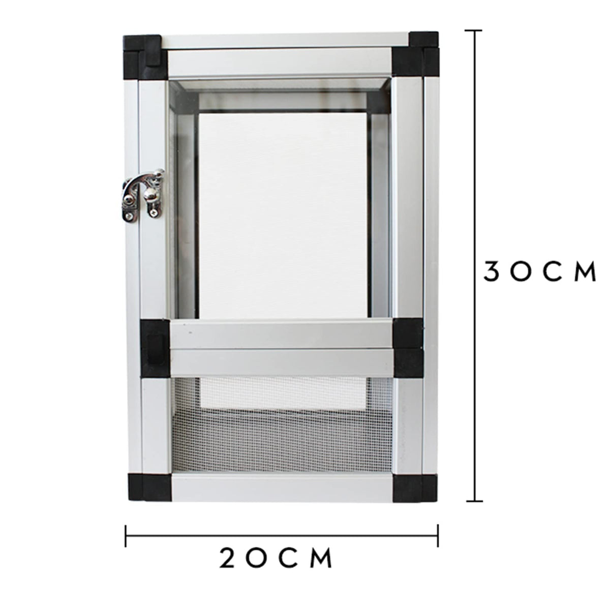 20X20X30cm Aluminum Mesh Reptile Cage V846501