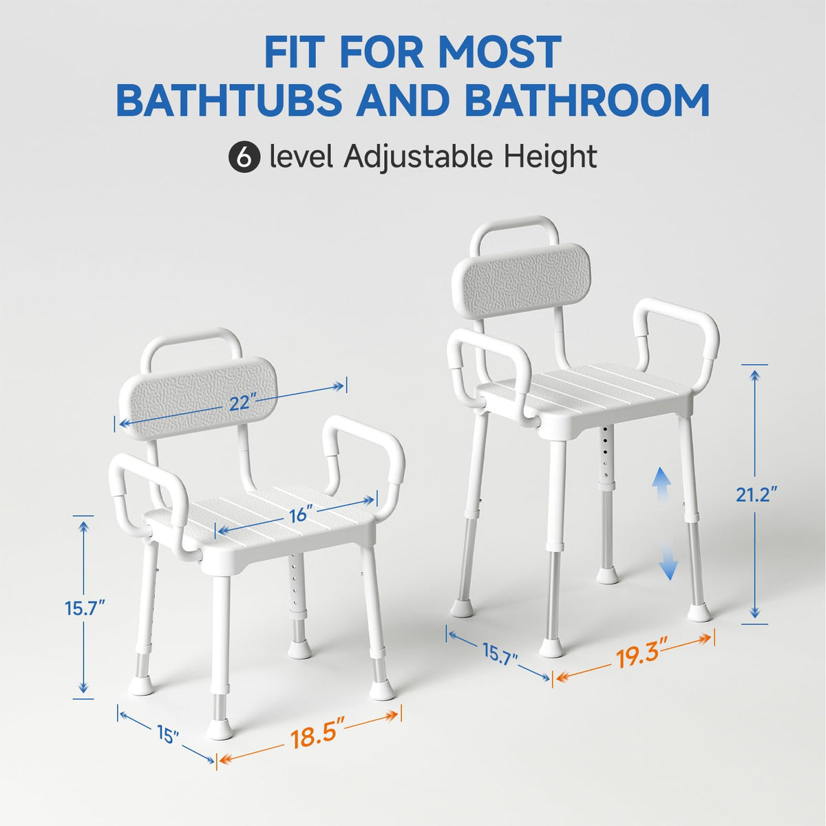 Shower Chair with Back & Arms Q950957