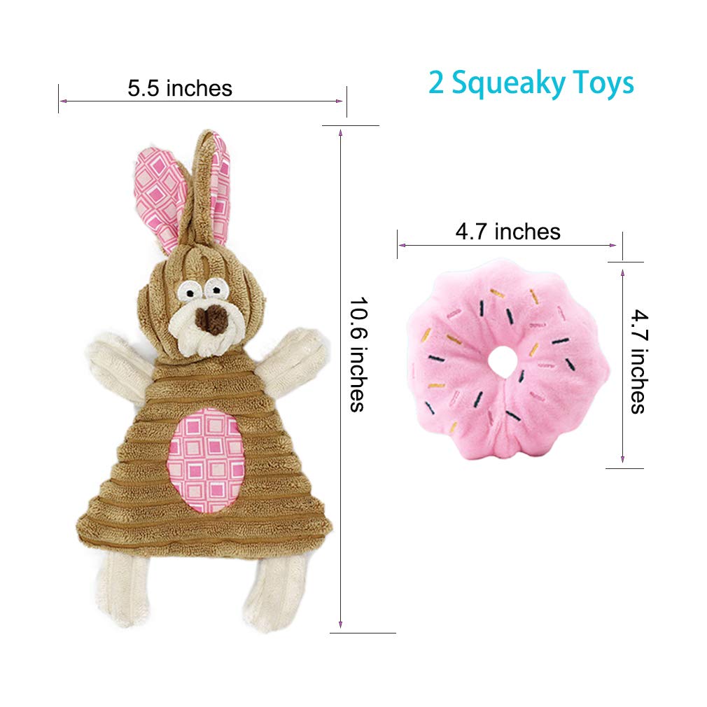 Pink 5-Pack Puppy Chew Toys X740404