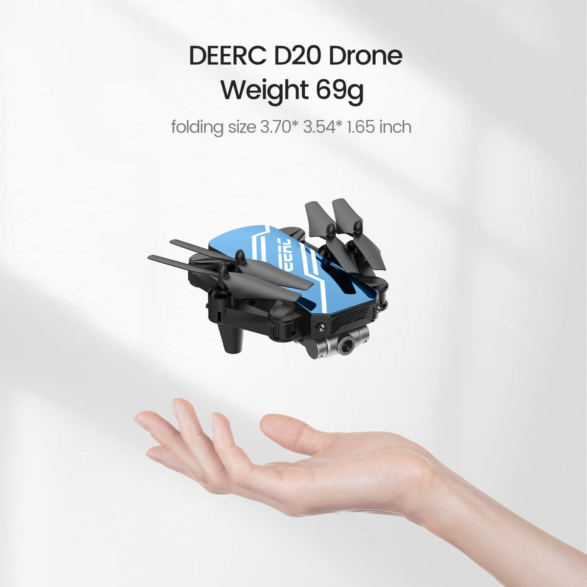 Mini Drone with 720P HD Camera Blue X5099