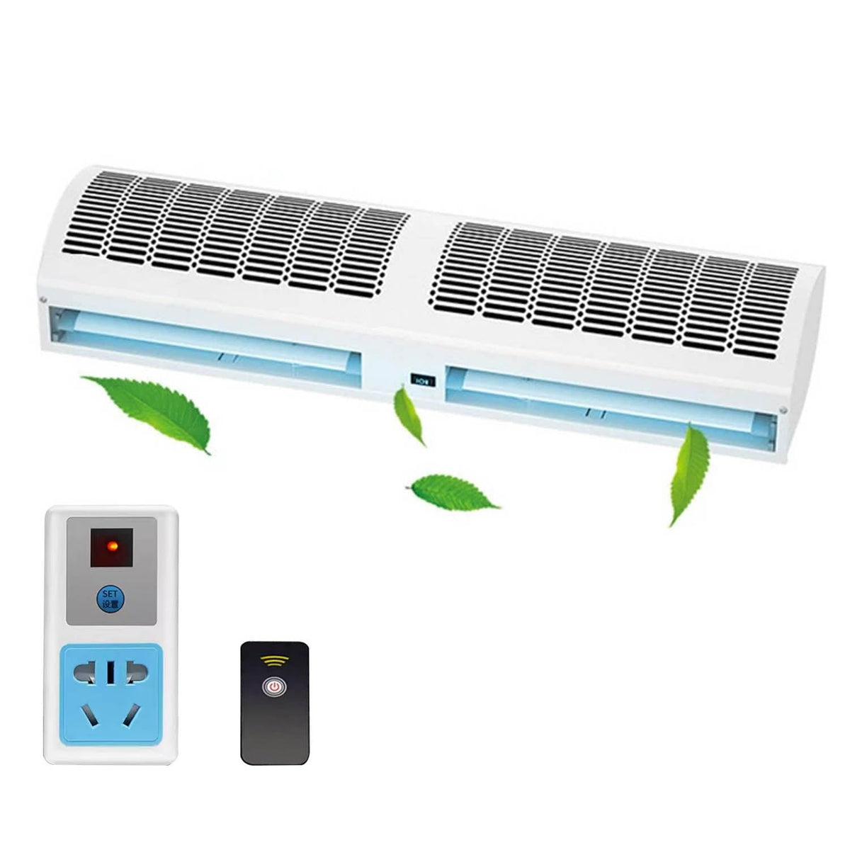 Over Door Air Curtain Fan, 2 Wind Speeds, 100cm H77242