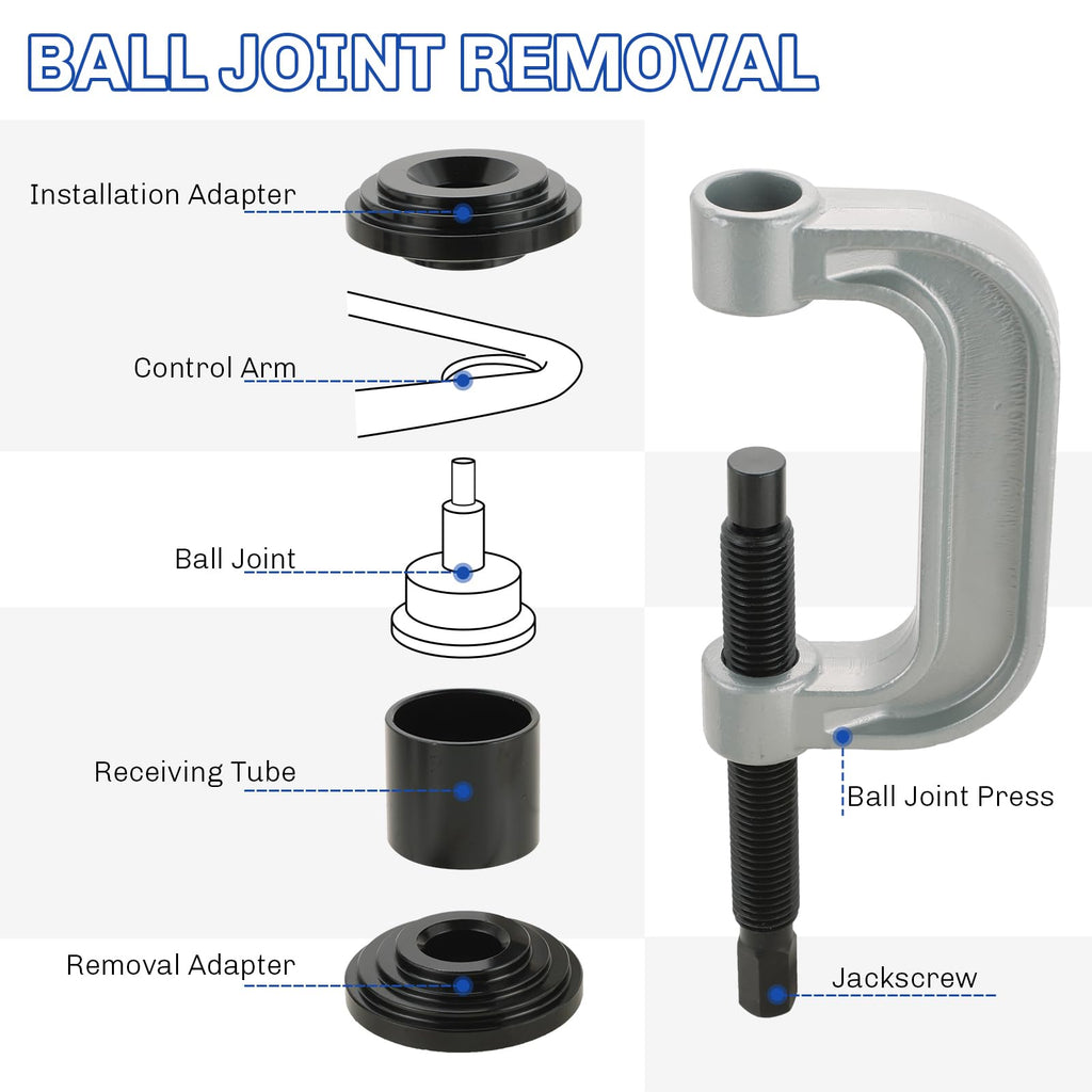 Ball Joint Press and U Joint Removal Tool Kit W8791