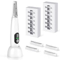 3 Speeds LED Electric Dermaplaning Tool with 12 Replaceable Blades X6808