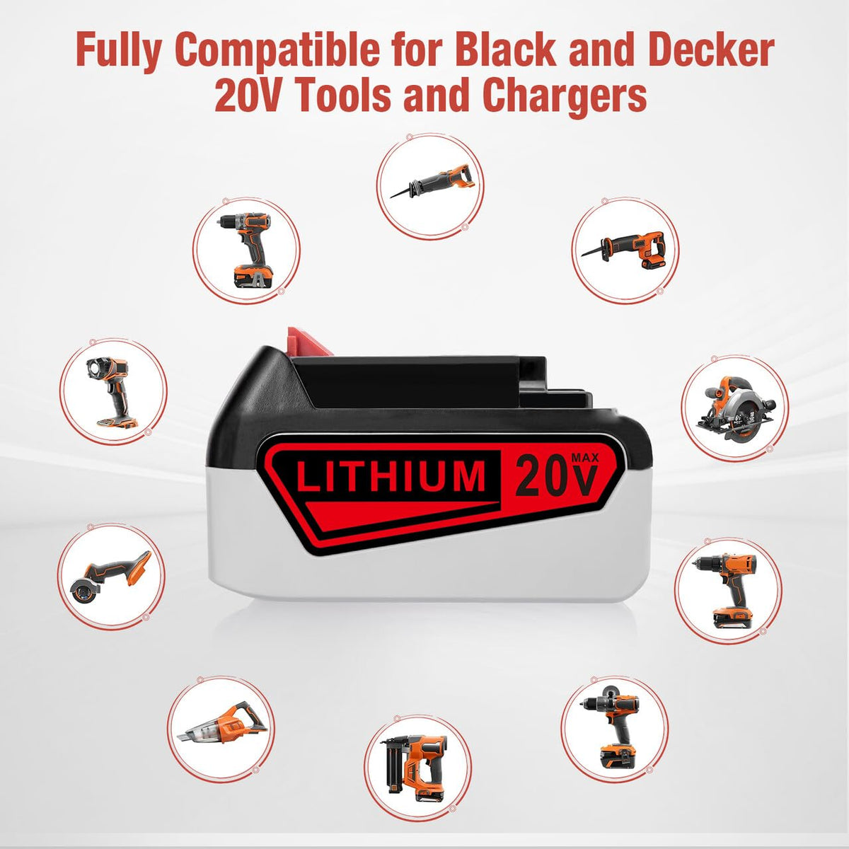6000mAh 20V Lithium Ion Battery H76901