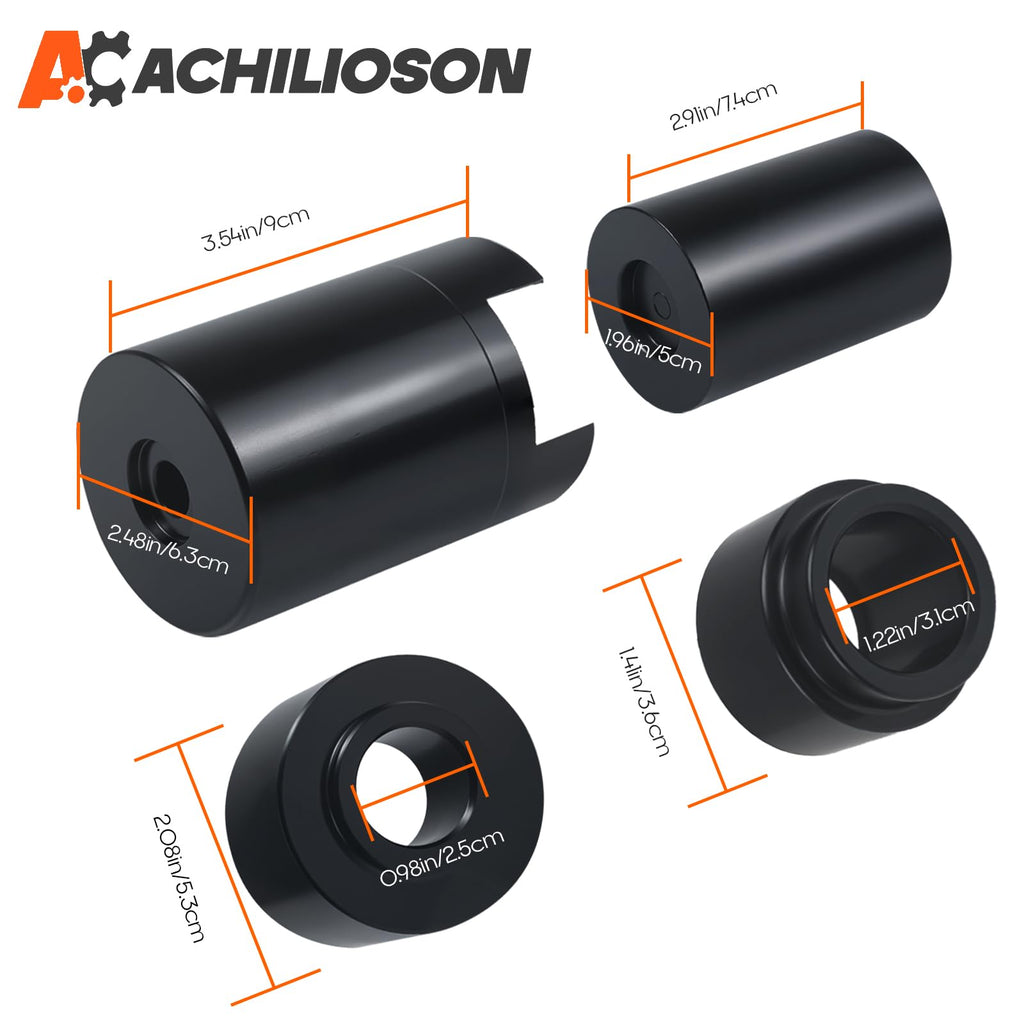 Ball Joint Service Adapter Kit, 4PCS Upper & Lower Ball Joint Remover Installer Set T561560