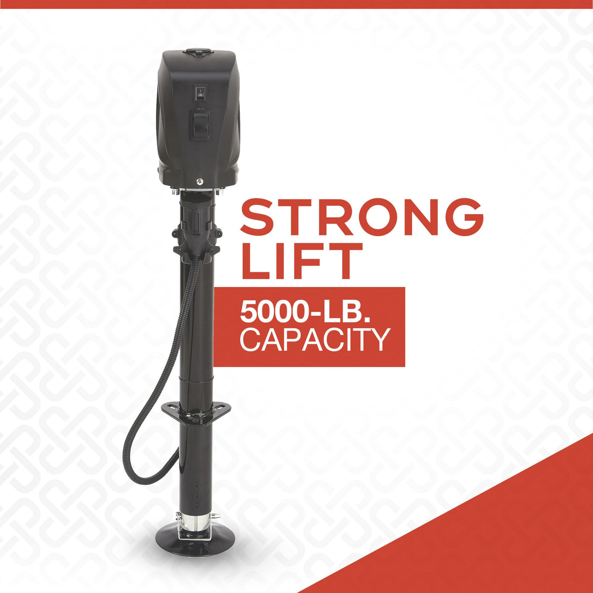 Electric Trailer Tongue Jack 5000-Lb. Capacity 12 Volt O75098