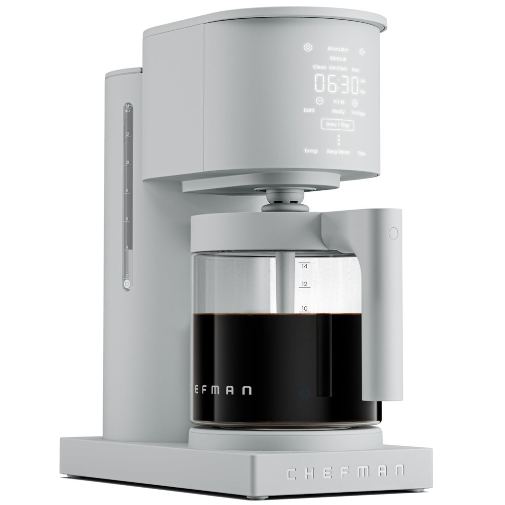 Programmable Drip Coffee Maker, 14-Cup Glass Carafe O109384