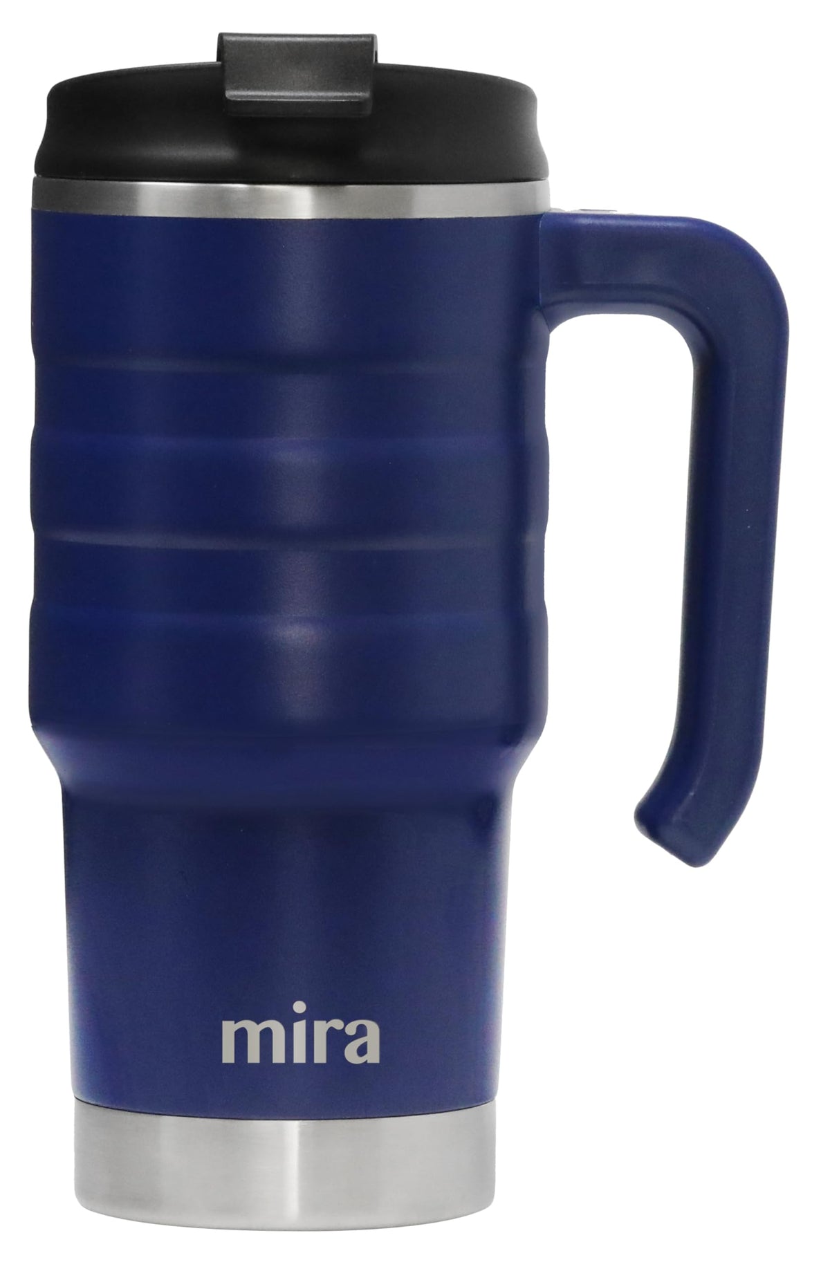 20 oz Insulated Stainless Steel Travel Mug with Flip Lid & Handle E933603