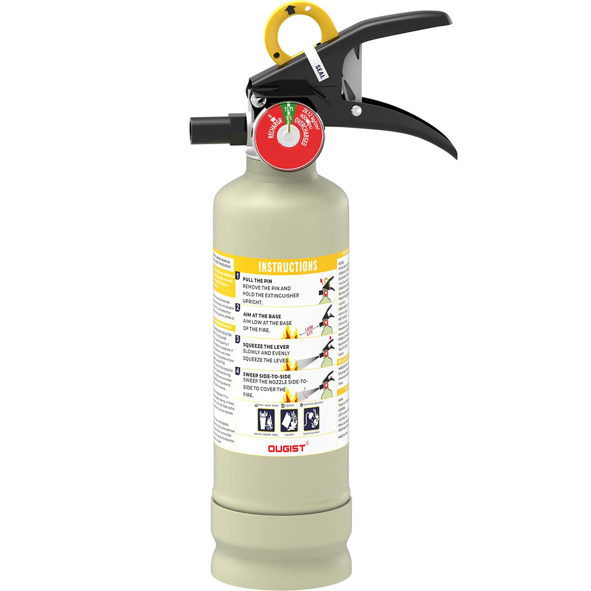 2.5 lb ABC Dry Chemical Fire Extinguisher U15739