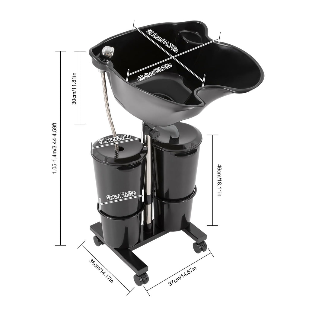 Electric Portable Shampoo Bowl with Electric Pump C841